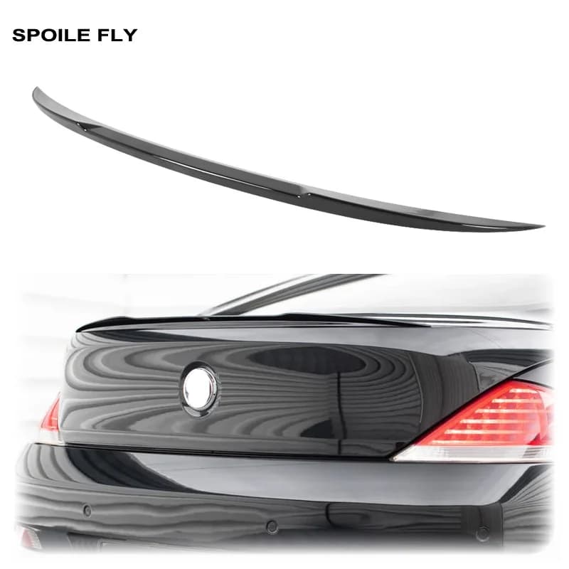 2004 2005 2006 2007 2008 2009 2010 For BMW 6 Series E63 M6 Coupe M4 Style Rear Wing Spoiler Lip High Quality ABS Gloss Black