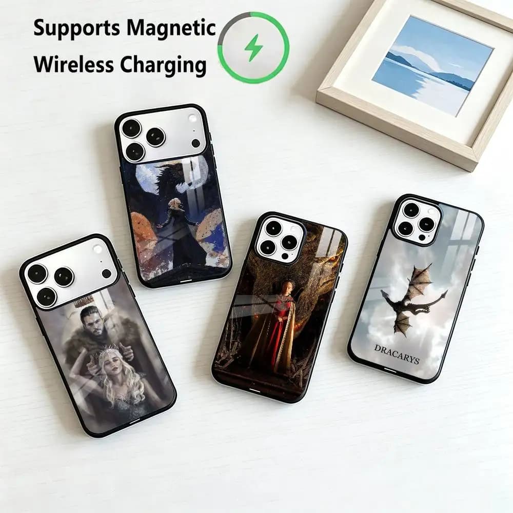 Game Of Thrones-S Show-TV  Phone Case For iPhone17,16,15,14,13,12,11 Plus,Pro Allows magnetic wireless charging Gift