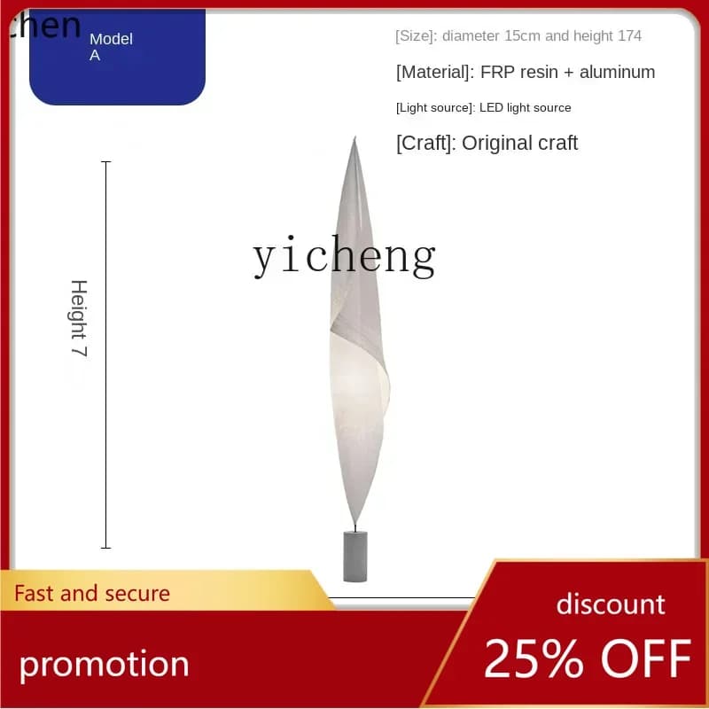 ZMLFloor  Living Room High-Grade Light Luxury Art Ambience Light Bedside Floor