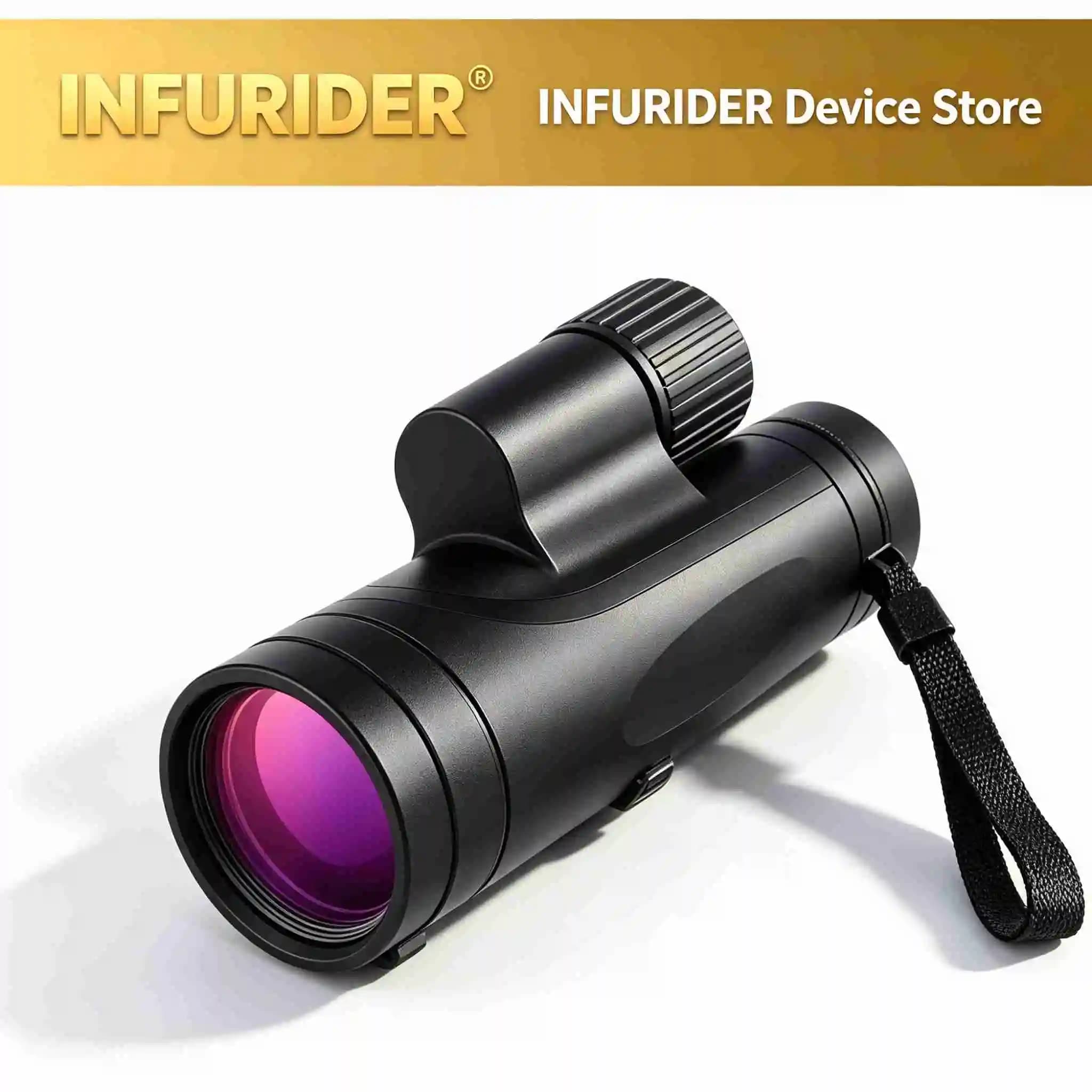 12x50 Monocular BAK4 Prism FMC Coating Professional Waterproof Portable for Outdoor Camping Bird Watching Hunting Travel