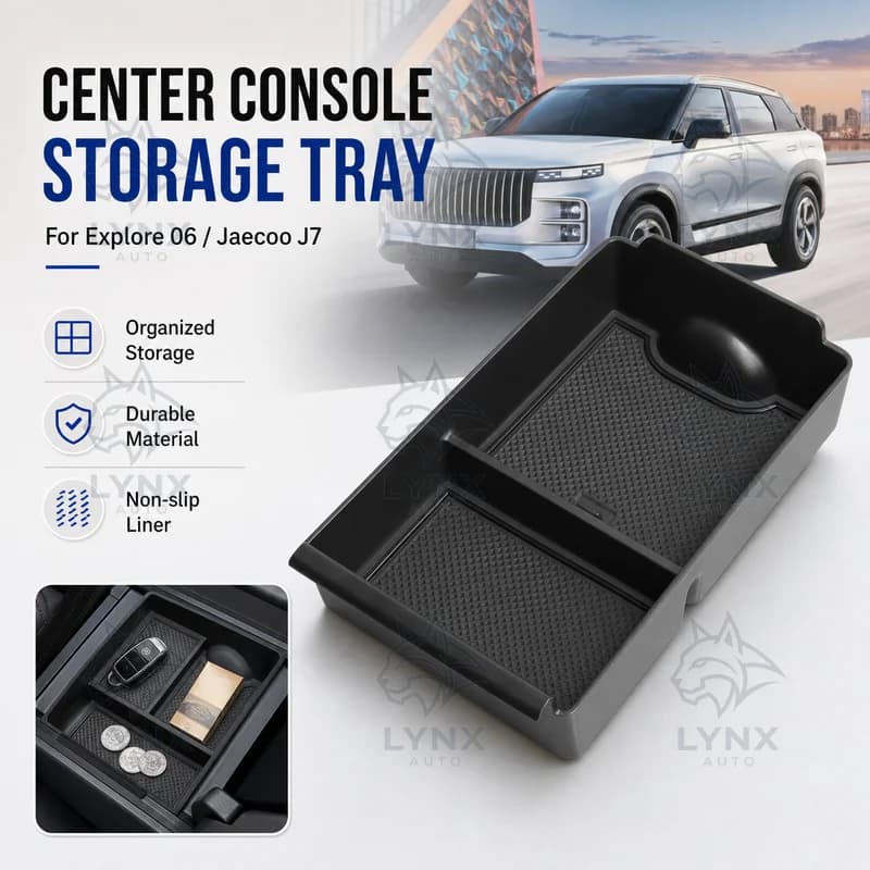 Center Console Armrest Storage Box For Explore 06 For Jaecoo J7 Car Storage Tray Auto Accessories Modification Parts