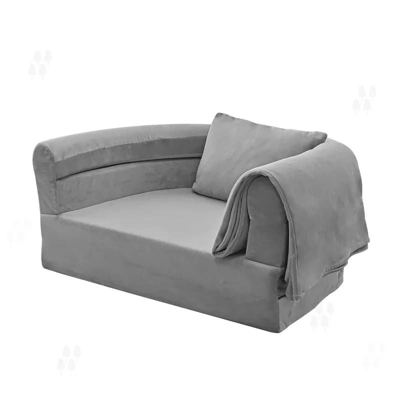 Portable sofa baby travel cot with blanket pillow, folding sofa bed box tatami