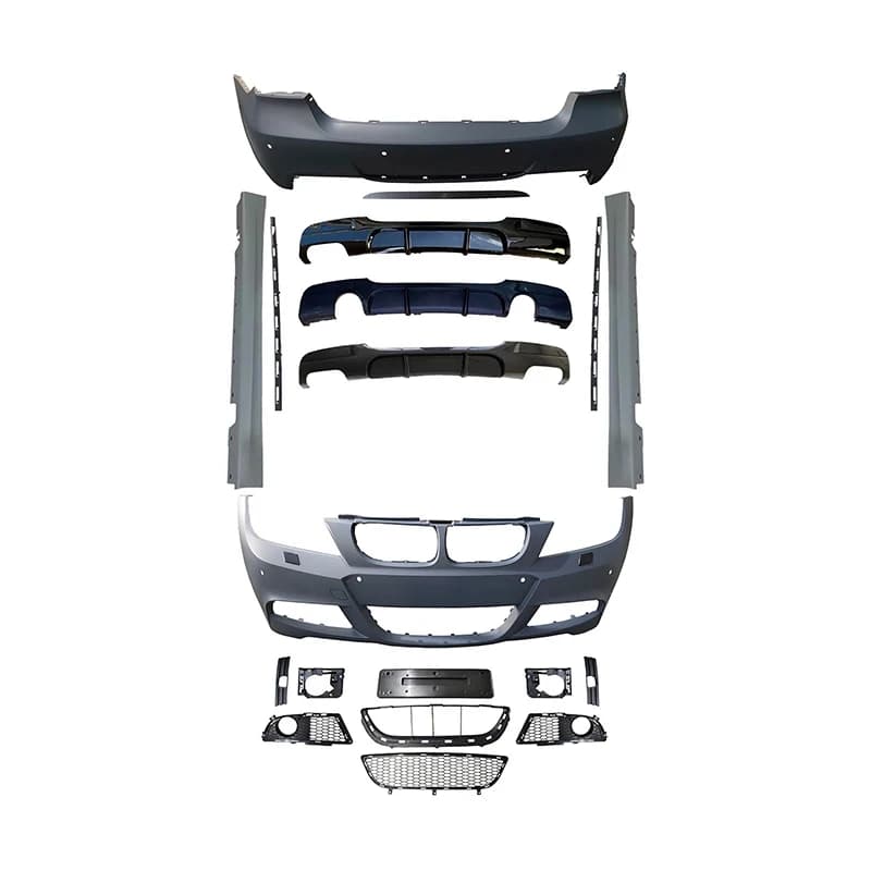 Lightweight Waterproof Modified MT M Sport Front Rear Bumper Full Body Kit Exterior Upgrade Parts