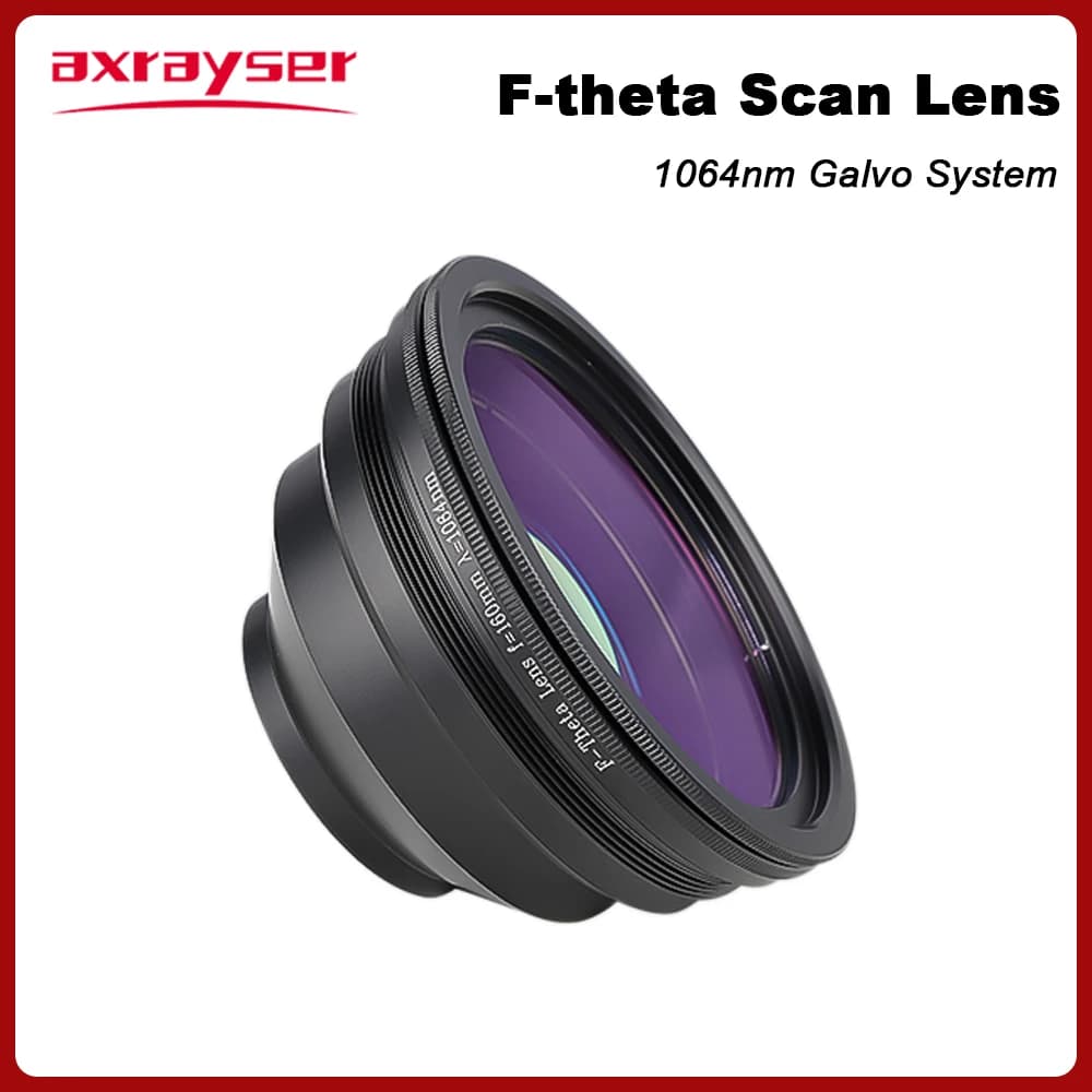 F-theta Scan Lens 70x70 F100 110x110 F160 220X220 F330 for 1064nm YAG Optical Fiber Laser Marking Machine Parts