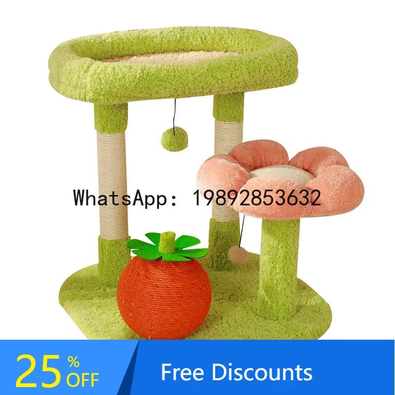 CZ Wholesale Wear-resistant Small Cat Climbing Frame Cat Jumping Platform Pet Toy Supplies