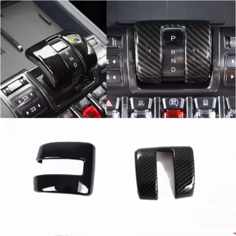 For BYD SHARK  2025-2026 ABS Carbon Fiber gear Shift Knob Decoration Cover Car Gear Lever Head Trims Interior Auto Accessories
