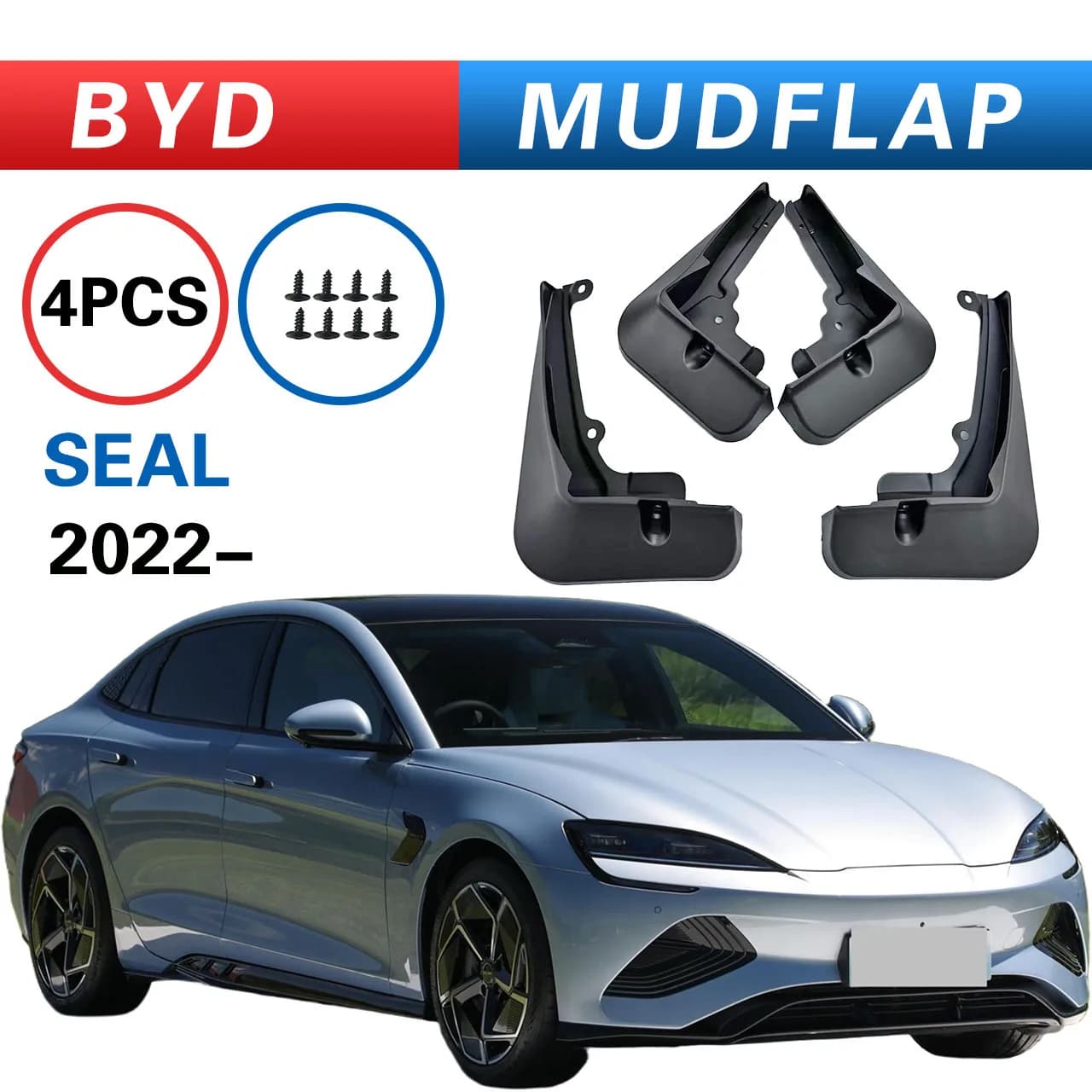 For BYD Seal 2022-2023 mudguard, Splash proof mudguard, front and rear wheel fender