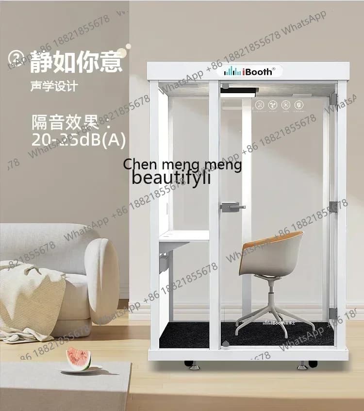 Y183FF Soundproof Room Mobile Home Mute Sleep Cabin Live Studio Piano Room Office Telephone Booth Recording Studio