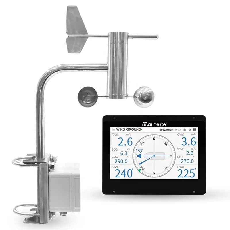 Electric Digital Anemometer for Marine Weather Measurement Wind Direction Instrument for Marine Supplies