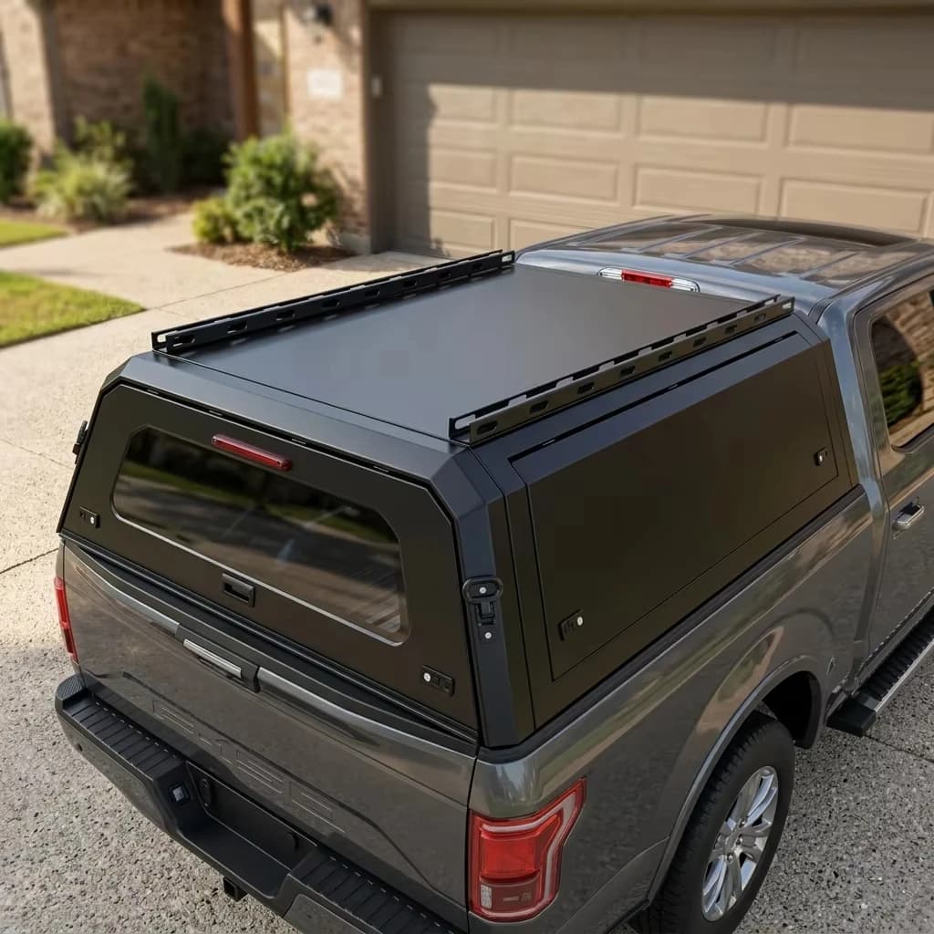 Wholesale Steel Iron HardTop Canopy Pickup Trunk Camper Shell  5" 5.5" 6.5" Ford Ranger F150  JAC T8 T9 Toyota Hilux Auto Parts