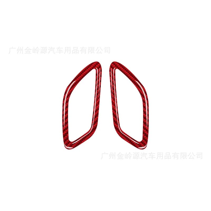 For 14-18 Mercedes-Benz CLA Car Interior Modified Carbon Defogger Vent Decorative Stickers