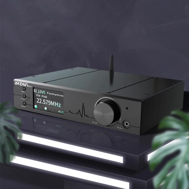 Dual Core ES9038PRO Aluminum Home Audio BT5.0 LDAC APTX Hifi Level DAC Amplifier