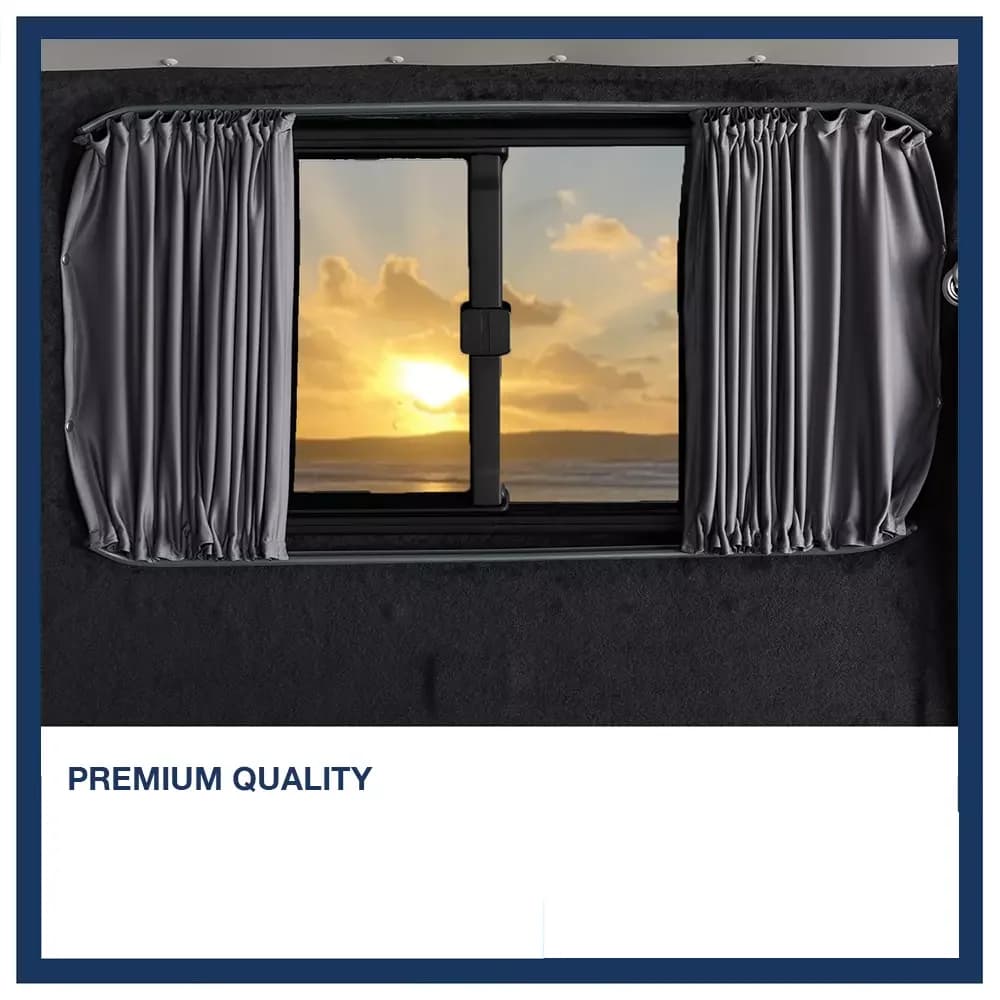 1PC RV Aluminum Alloy Track Curtain Caravan Window Curtain Kit For Vw T5 T6 Ford Transit Fiat Ducato Peugeot Boxer Boat
