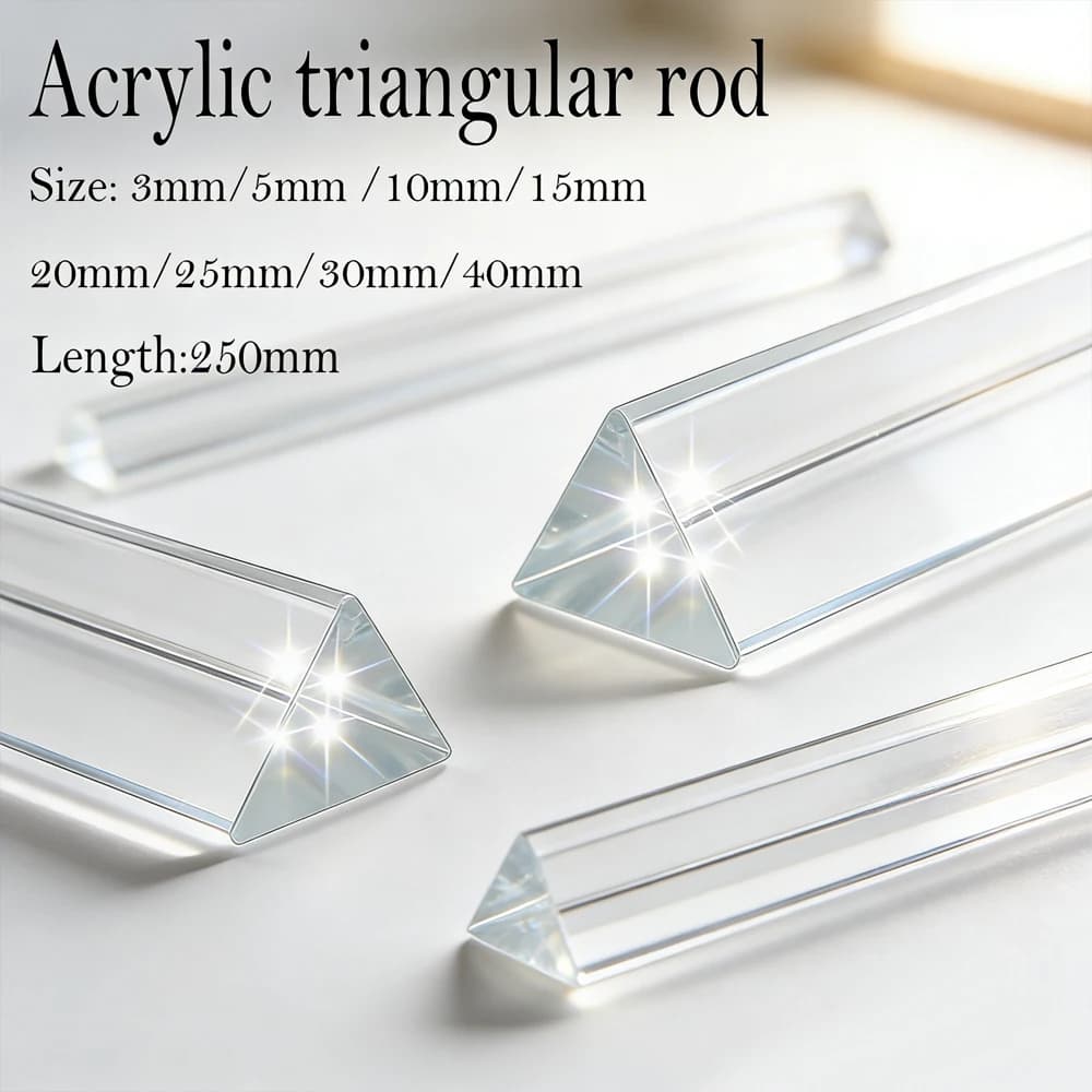 Right Angle Light Guide Kit 1-5pcs, 250mm Clear PMMA Acrylic Rods for Prototyping, DIY & Optical Displays