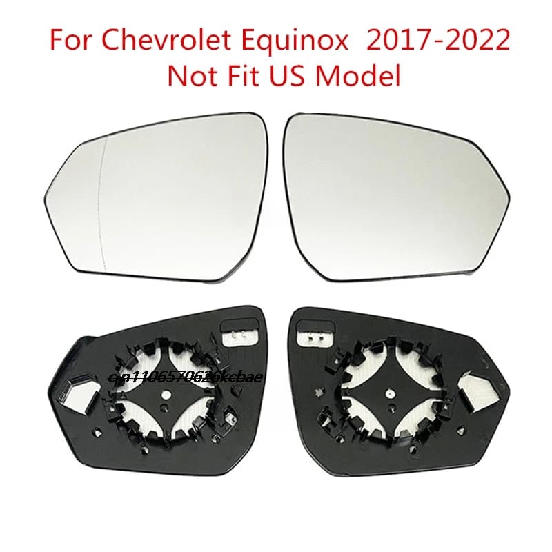 Suitable for Chevrolet Equinox 17-22 models: reversing lenses, rearview mirror plates, rearview mirror surfaces,  heated glass