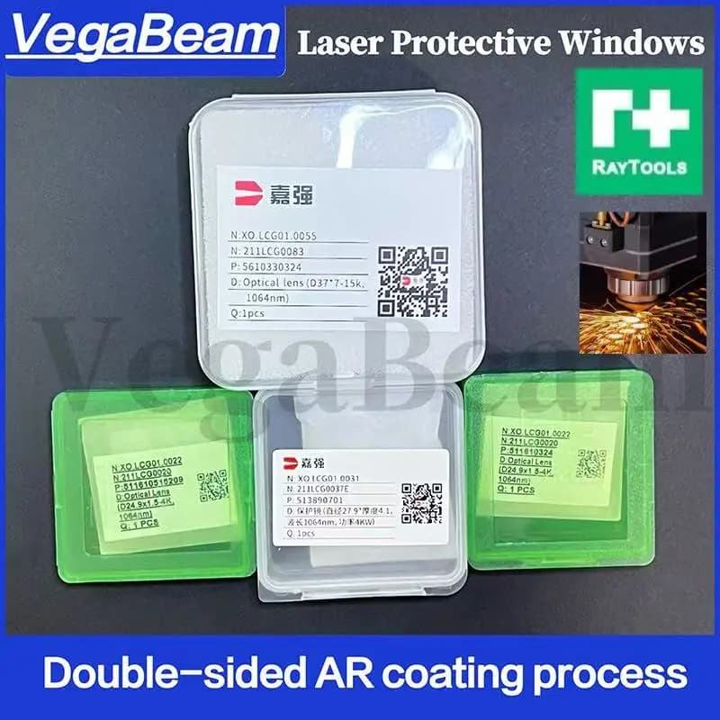 Original Raytools Laser Protection Lens 27.9x4.1 20x3 24.9x1.5 30x5 37x7 37*1.6mm for BM109 BM111 BM110 Laser Cutting Head Lens