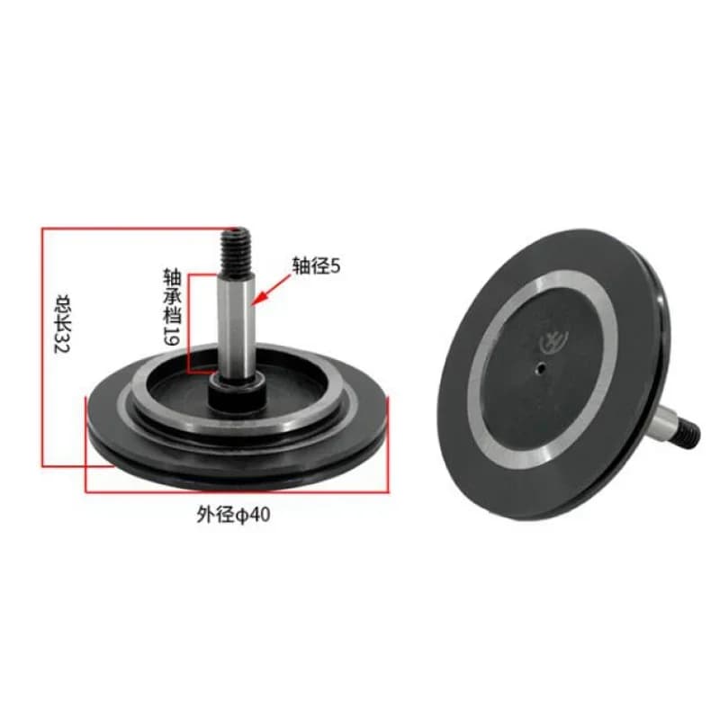 Guide wheel pulley 077 152 252 601 602 605 2pcs/lot  WEDM Black diamond guide wheel,Pulley for Ruijun wire cutting Machine