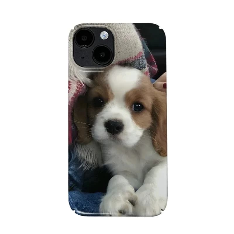 Super Cute and Adorable Puppy Art Phone Case for IPHONE 17 Air 16E 15 PROMAX 14Plus 13 12 MINI 11 16Plus XR Acrylic Phone Cover