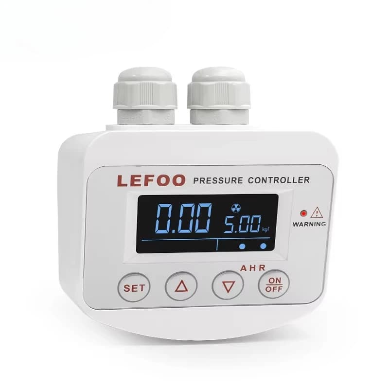 LCD Digital Electronic Pressure Controller for Air Compressor Water Pump with High- Reliability Sensor To Measure