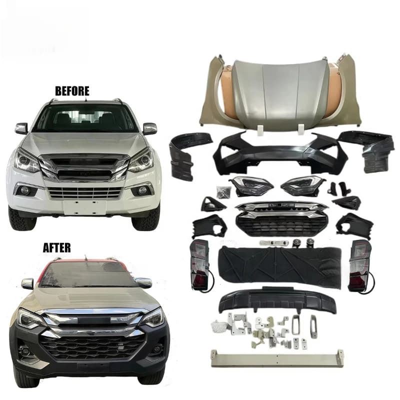 Hot Selling 4x4 Off Road Modified Bumper Grille Bodykit Side Skirt Exterior Parts