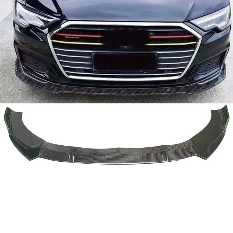 Factory Price ABT Style Carbon Fiber Front Bumper Lip for Audi A6 S6 C8 2019+