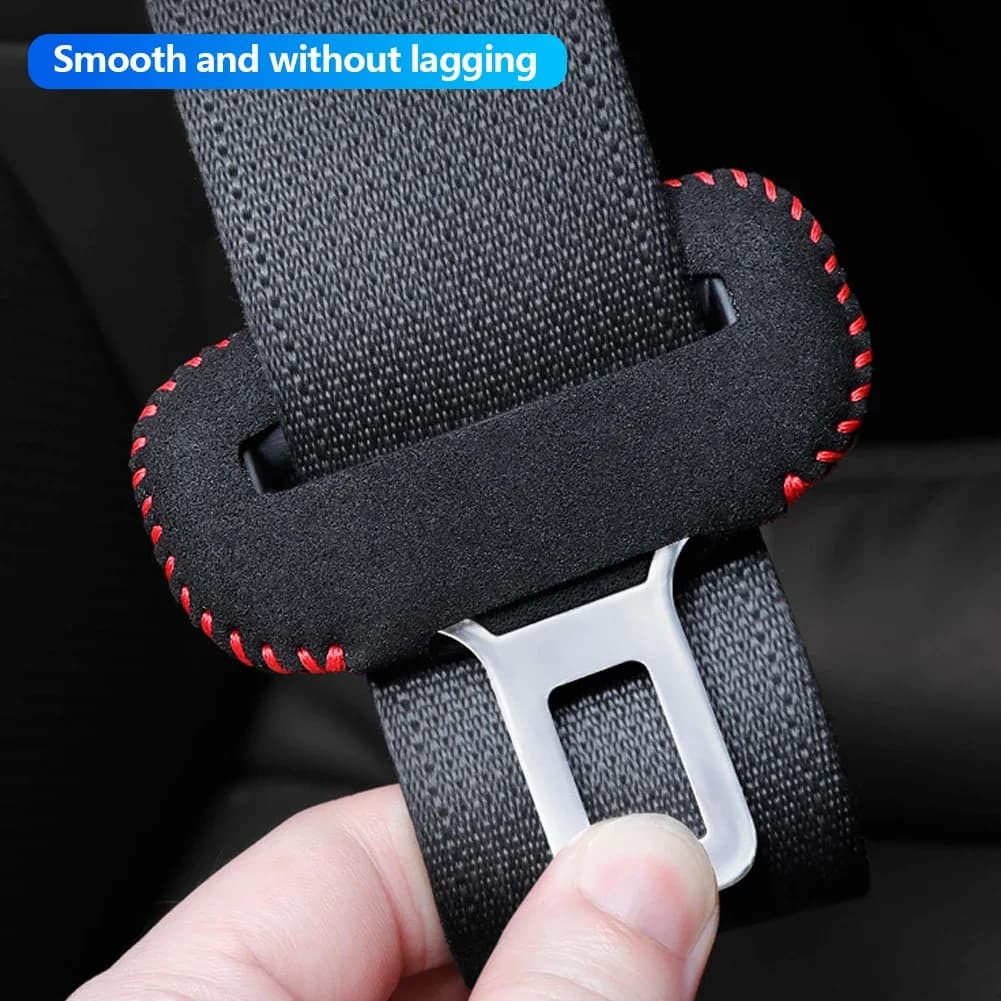 Universal Suede Car Seat Belt Buckle Clip Protector Cover Auto Front Rear Safety Belt Plug Anti-Scratch Case Car Interior Modifi