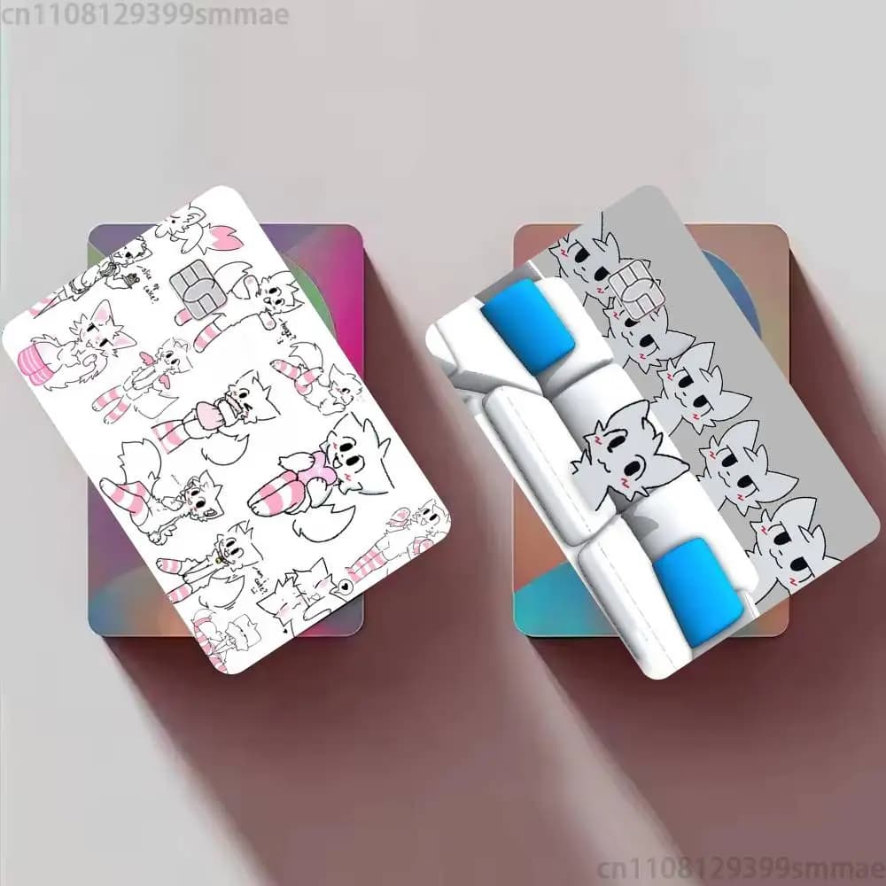 Boykisser Credit Credit Card Skin Stickers for Bank Card Bus Metro Card Sticker Waterproof Women Gift