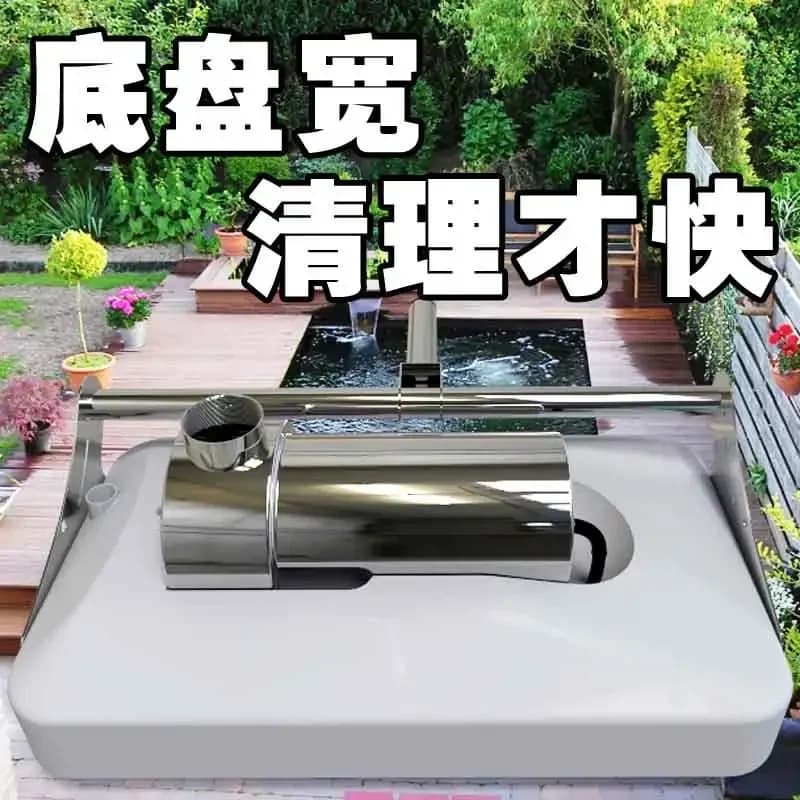 Fish pond cleaning and suction machine