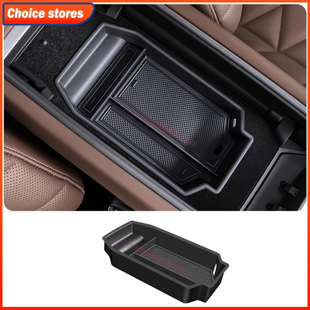 Car Console Divided Storage Organizer for BMW 7 Series G70 2023-2025 Armrest Storage Box Segmented Tray Car Interior Accessories