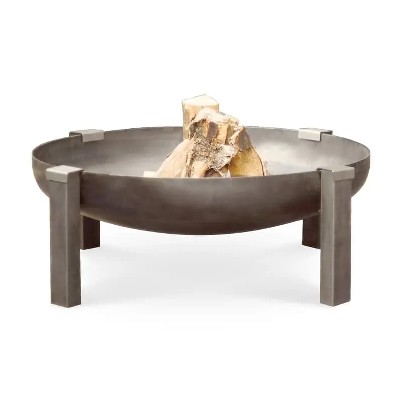 Outdoor camping garden BBQ ball wood burning fire pit bowl