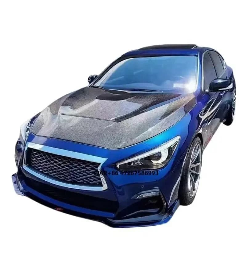 For Infiniti Q50 Carbon Fiber Hood Q50 Engine Cover