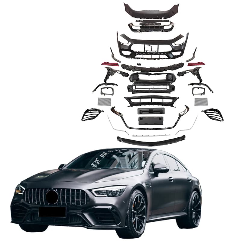 For 2018+ Auto Part Car Front Bumper Lip Rear Diffuser Bodykit Full Body Kit Set Upgrade GT63S Modified Facelift for GT50 GT53