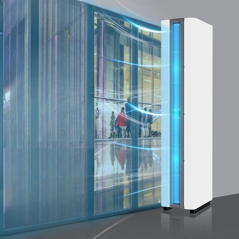 Vertical side blowing large air volume air curtain machine Factory dust proof air curtain machine