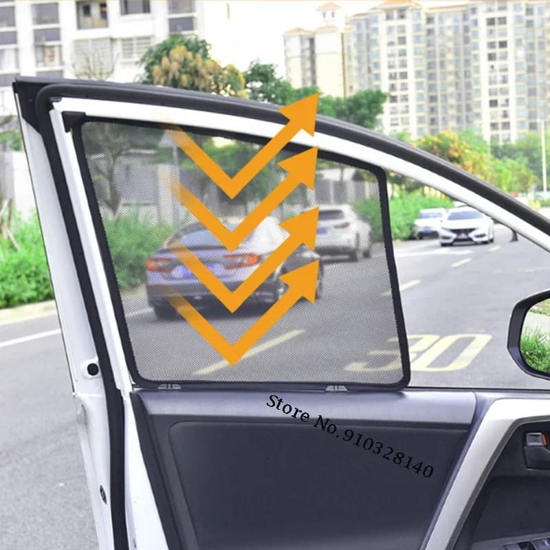 For Subaru Forester sh sj sk 2013 2018 2019 2021 Magnetic Car Sunshade Mesh Sunshield Side Window Sun Visor Sunscreen Insulation