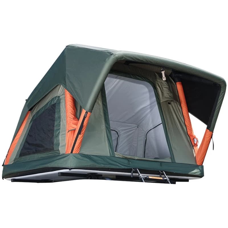 SUV outdoor inflatable roof tent free of construction, fully automatic, light and quick to open, camping, rainproof and sunscree