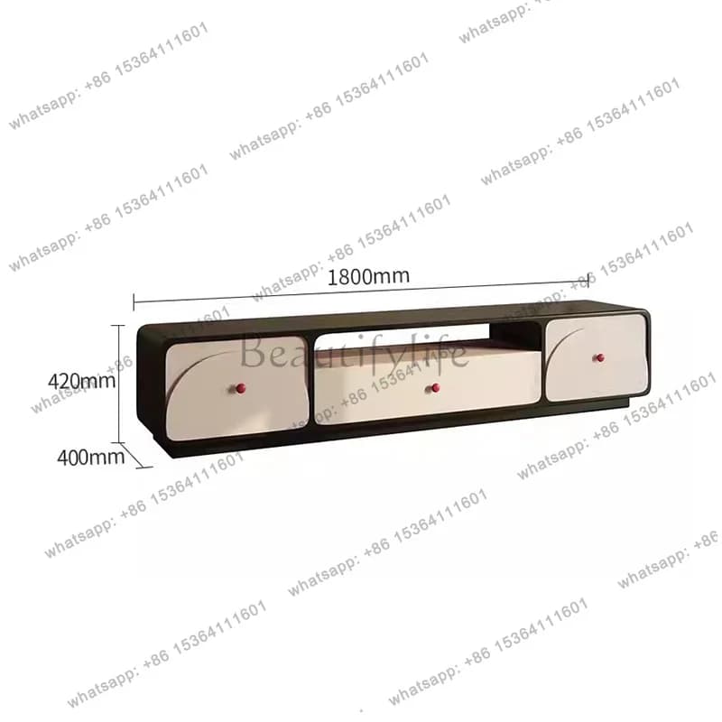 YJ French Modern Tv Stand Kawaii Organizer Drawer Glam Simple Tv Stand Elegant Premium Mueble De Salón Moderno Para La Tv Furnit