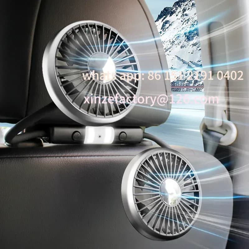 Customizable Flash F310 Car Double Head Light with Soft Tube Seat Creative Practical Car Interior Multi angle Use