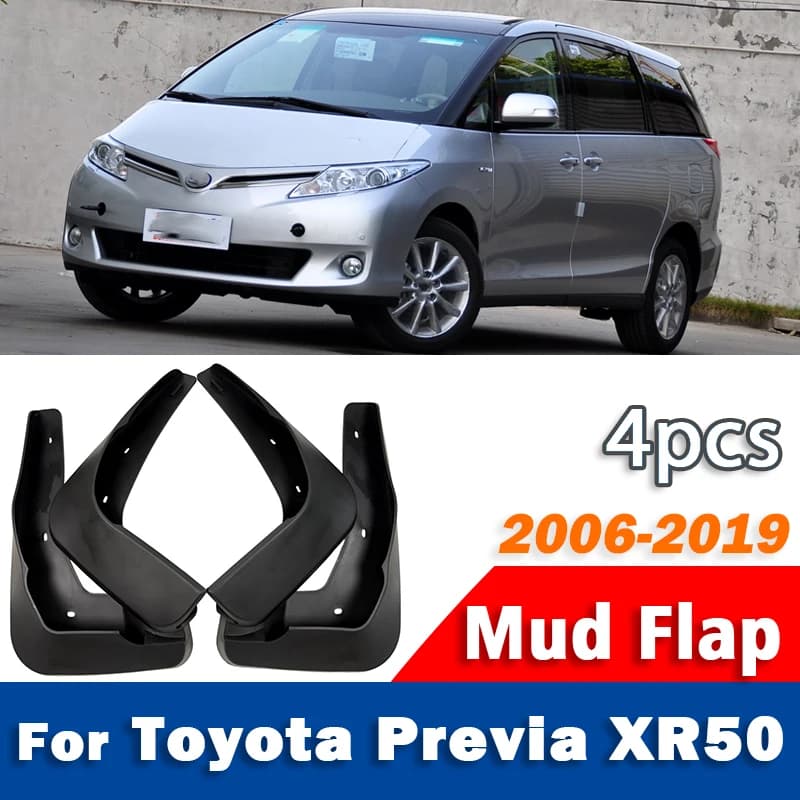 Mudguard For Toyota Previa XR50 2006-2019 Estima Tarago Mudflaps Mudguards Car Accessories Auto Styline Splash Guard Fender 2015