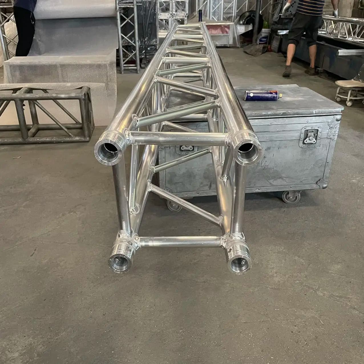 Original Factory Portable Aluminum Alloy Truss Display Mobile Modular Structure Truss Stand and Speaker Support With Roof Truss