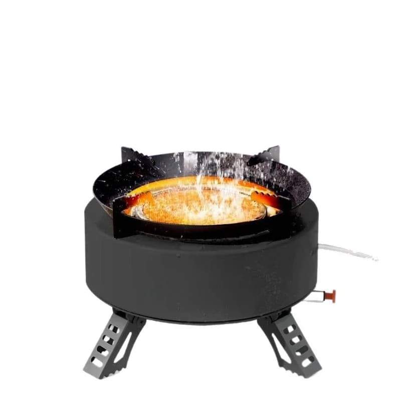 Cassette stove Outdoor hot  Portable gas stove Camping picnic equipment Full set of outdoor tea