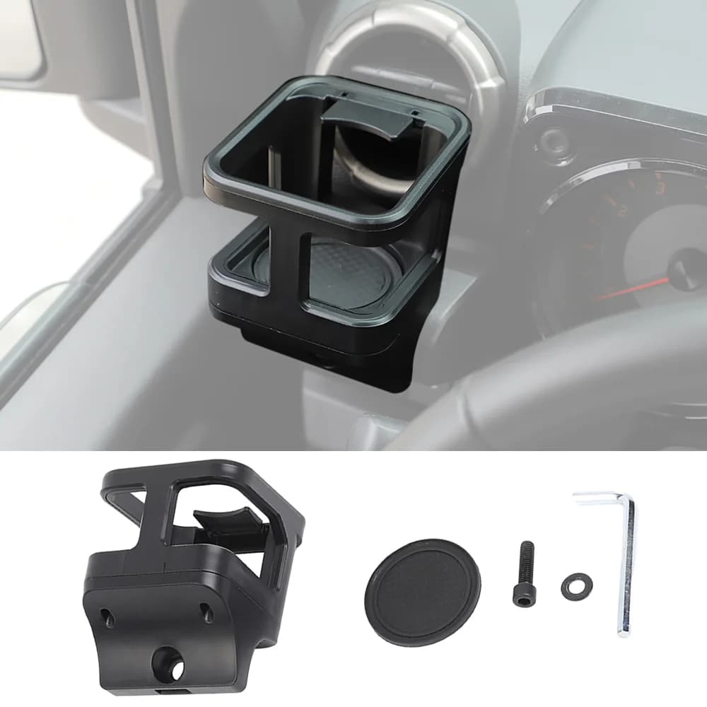 Car Water Cup Holder Bracket Drink Stand for Suzuki Jimny JB64 JB74 2019 2020 2021 2022 2023 2024 2025 Interior Accessories