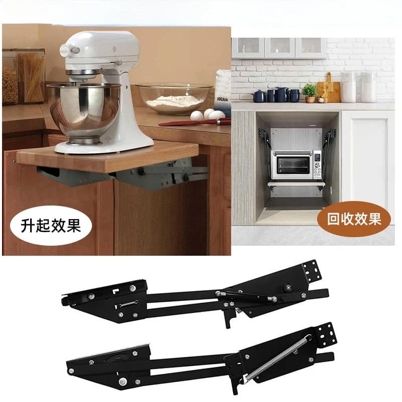 Cook Machine Lifting Bracket Kitchen Mixer Coffee Machine Up and Down Lifter Hydraulic Buffer Countertop Extension