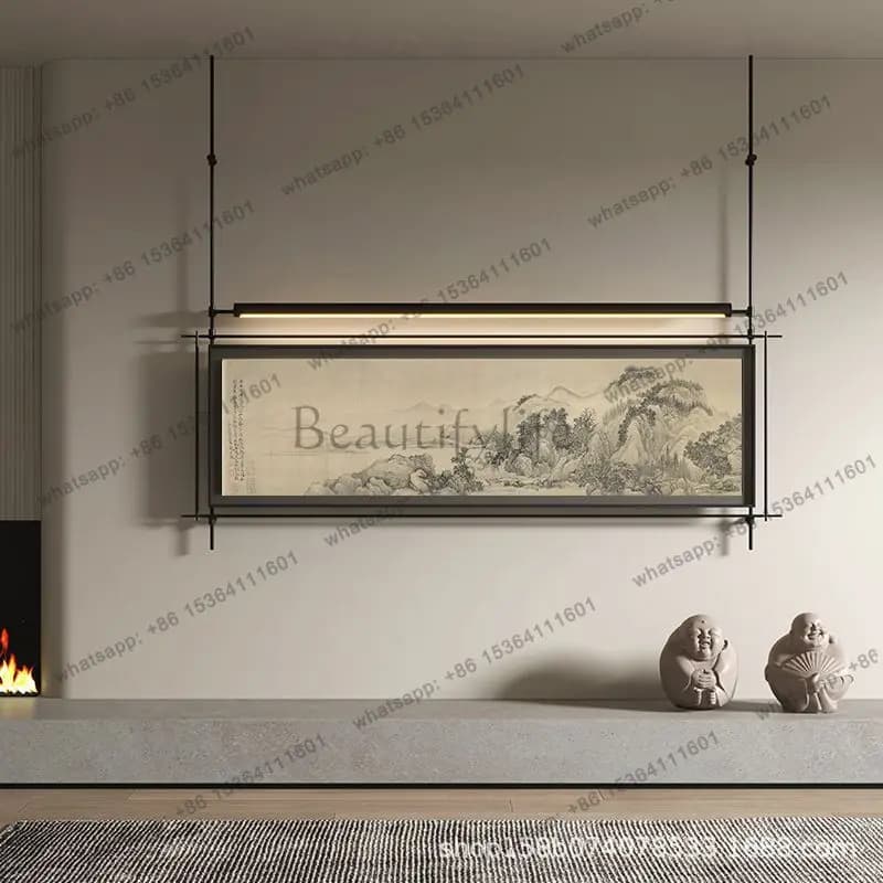 Wrought iron decorative hanging paintings are sent by retro entrance hanging decoration manufacturers