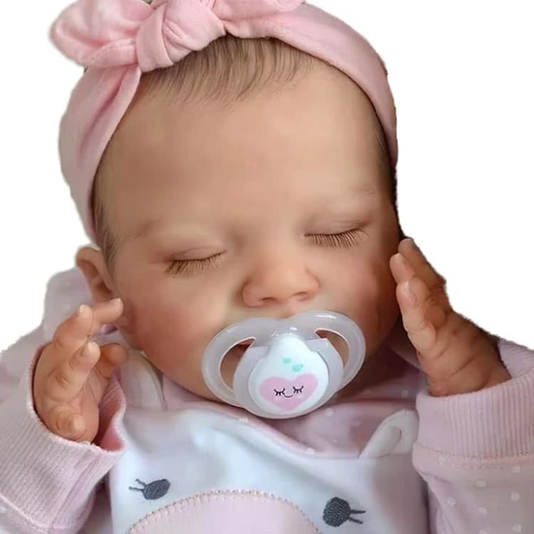Lifelike Newborn Reborn DIY Mini Soft Vinyl Fashion Doll Model Toy 30-50cm for Babies 0-24 Months Little Girls