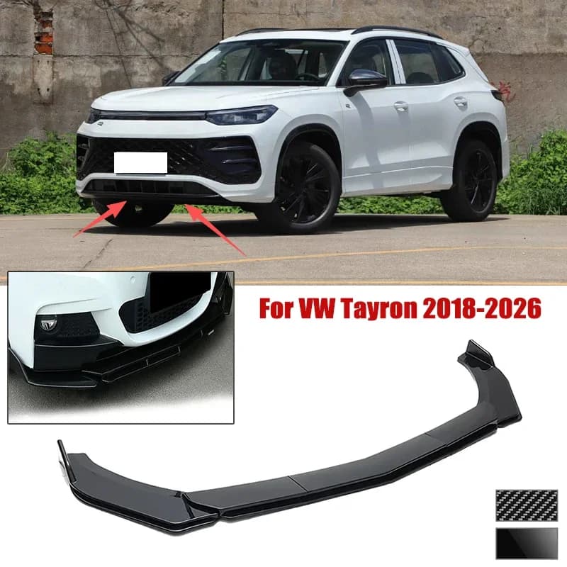 5pcs Front Bumper Shovel For VW Tayron 2018-2026 Spoiler Front Bumper Deflector Anti Scratch Protection Device Accessories