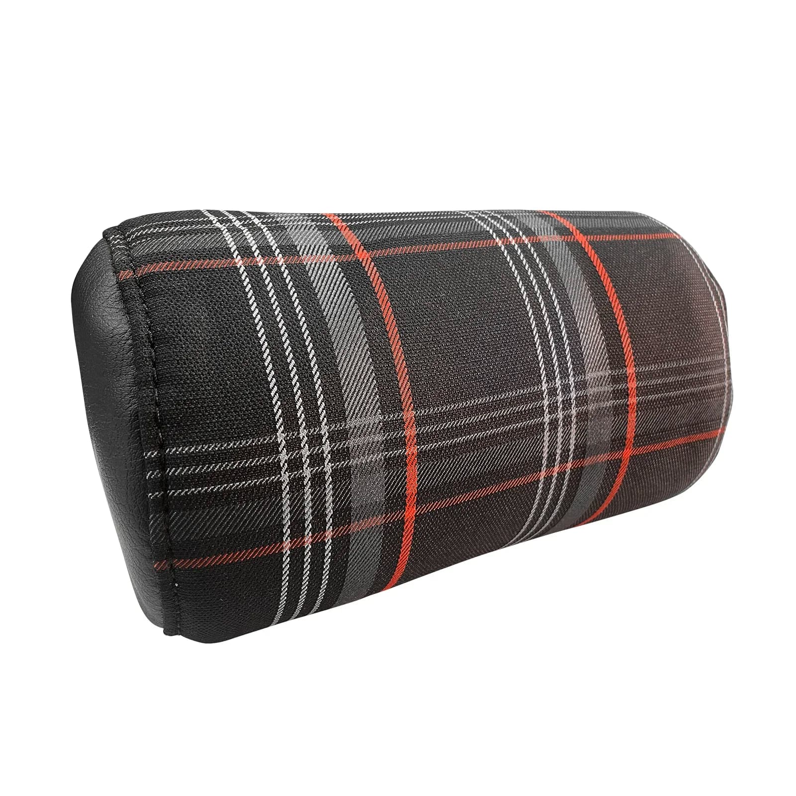 Terranova Car Neck Headrest Pillow Car Seat Supports Headrest For VW MK7 GTD GTE GTI Tartan Fabric Memory Foam Headrest Cojines