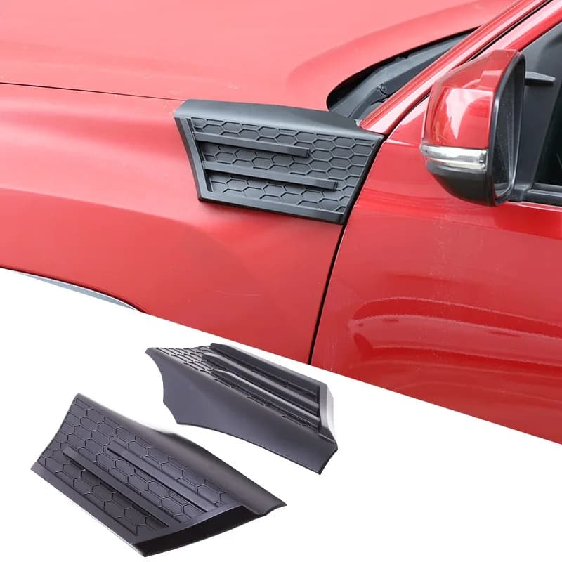 ABS Hood fender trim cap stickers  for 2016-2019 Toyota Tacoma Hood Engine Compartment Cover Trim  Auto Exterior  Accessories