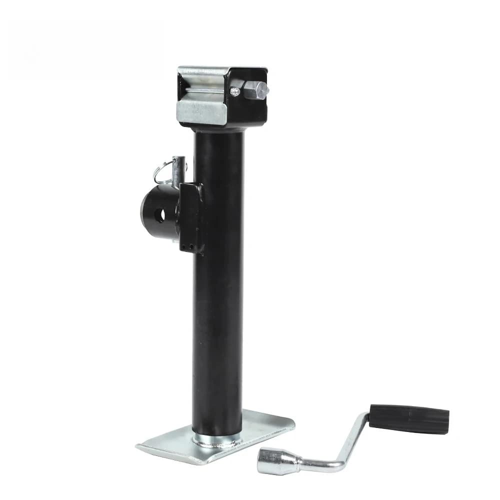 Trailer Weld On Jack Side Wind Loose Handle 2250KG 10" Lift Pipe Mount Swivel Leg Stabilizer RV Parts Camper Caravan Accessories