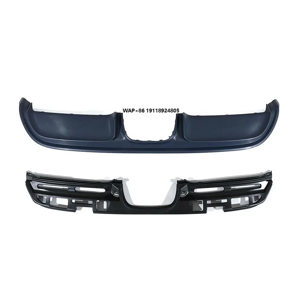 GTS/SD/Spyder Style for 982 Front & Rear Bumper Kits Polypropylene Bolt-On Unpainted Black New Condition