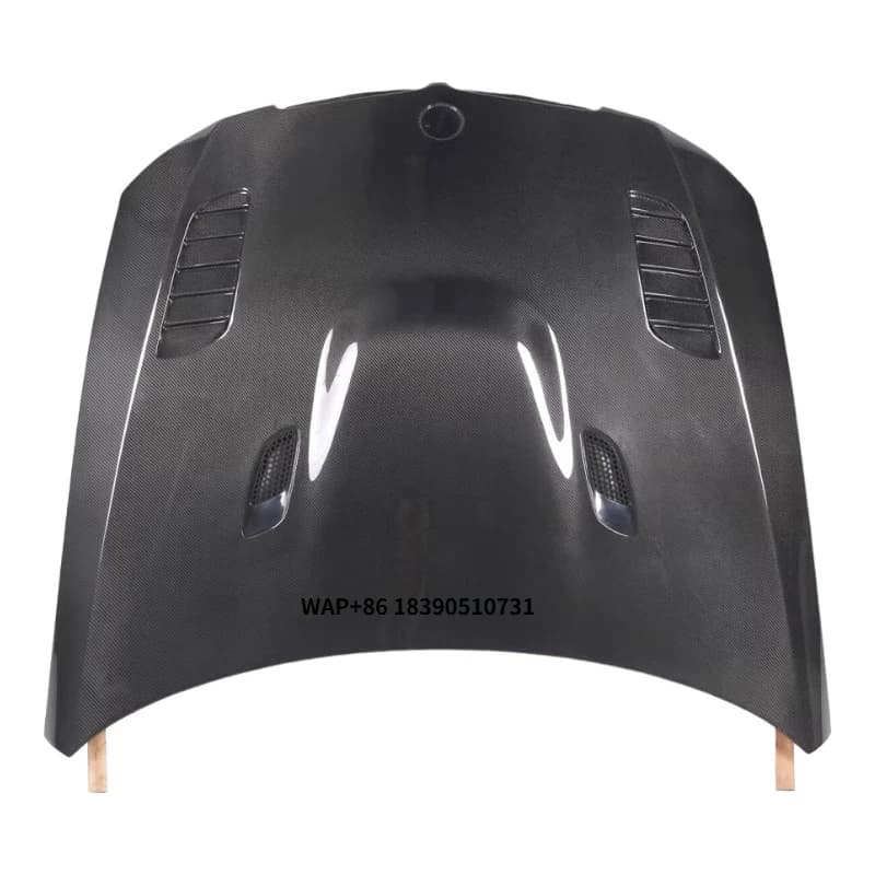 V Style Carbon Fiber Front Engine Hood Bonnet for 3 Series E90 M3 2008-2014 New Condition